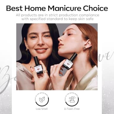modelones Gel Nail Polish Set, 6 Colors Cat Eye Black White Gray Silver Glitter Shimmer Gel Polish Kit with Magnet Sparkle Galaxy Series Soak Off Nail Art Manicure Home Gift for Women Girl - Image 7