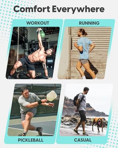 maamgic Mens Running Shorts with Compression Liner 5" Quick Dry Workout Gym Shorts Anti-Chafe 2 in 1 Athletic Shorts Jadefrost Small - Image 6