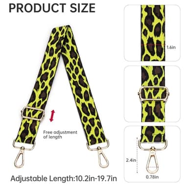 Purse Straps Replacement Crossbody Bag Strap for Purses Adjustable Wide Shoulder Straps for Women Handbags - Image 2