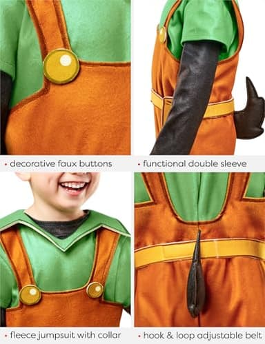 Rubies Bugs Bunny Builders: Daffy Duck Costume for Toddlers, Unisex 4T - Image 5