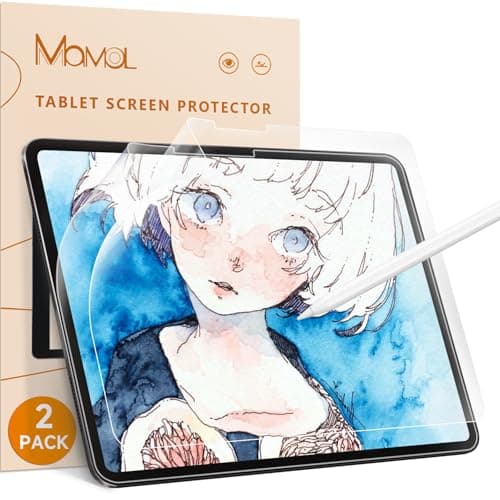 [2 Pack] Paper Screen Protector for iPad 10th generation (2022) / 11th generation (A16, 2025), Write and Draw Like on Real Paper/Matte/High Sensitive/Anti Glare - Image 1