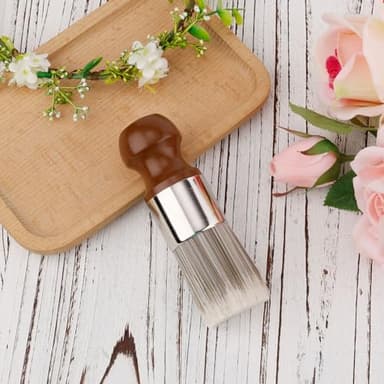 Salve Brush for Furniture, Wood Furniture Brush with Comfortable Handle Durable Salve Wax Brushing Tool for Leather for Furniture Home Leather - Image 4
