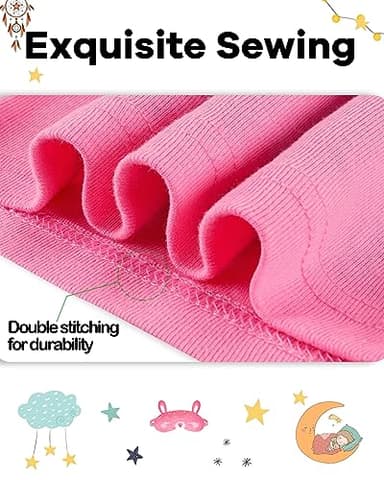 DAUGHTER QUEEN Girls Pajamas 18-24 Months Heart PJs 100% Cotton Long Sleeve Pj Sets Baby Toddler Sleepwear Jammies Sleeping Clothes Outfits 18m/Mo, 24m/Mth - Image 4