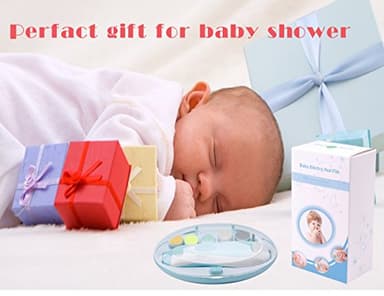 Baby Nail Trimmer Electric Nail File Baby Nail Clippers, Safe Nail Filer Grinder Kit for Newborn Infant Toddler Kids or Adults Toes Fingernails Care Trim Polish, with Led Light and 10 Grinding Heads - Image 9