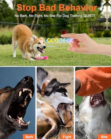 2025 Dog Training Bark Deterrent Device, Anti-Barking Device with HD Display and LED Flashlight for Dogs, Stop Bad Behavior Without Yelling or Swatting, Ultrasonic Stopper Alternative to Shock Collar - Image 2