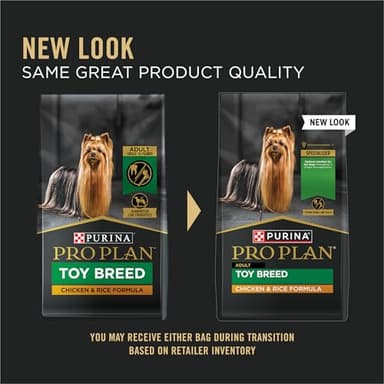 Purina Pro Plan Toy Breed Dog Food, Chicken and Rice Formula With Guaranteed Live Probiotics - 5 lb. Bag - Image 2