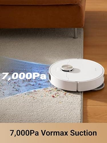 DREAME L10s Pro Ultra Heat Robot Vacuum and Mop Combo, Mop Extend, 7000Pa Suction, Auto Robot Care and Maintenance, 136°F Hot Water Mop Self-Cleaning, Obstacle Avoidance, Ideal for Hair, Carpets - Image 4