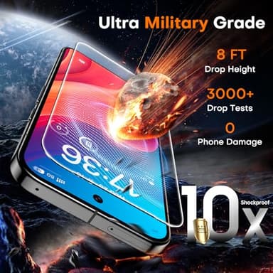 TOCOL for Google Pixel 10 Pro XL Screen Protector 6.7 9H Hardness Military Grade Shatterproof HD Tempered Glass for Full Coverage Easy Installation 2 Pack - Image 4