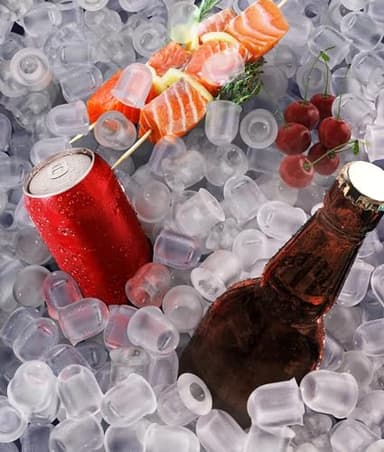 ecozy Portable Countertop Ice Maker - 9 Ice Cubes in 6 Minutes, 26 lbs Daily Output, Self-Cleaning with Ice Bags, Scoop, and Basket for Kitchen, Office, Bar, Party - Black - Image 7