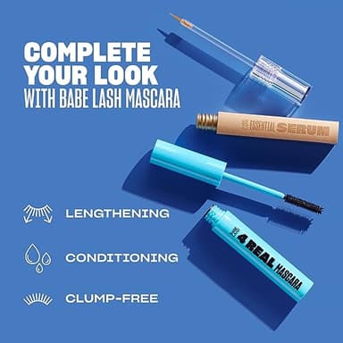 Babe Original Babe Lash Serum - Fuller & Longer Looking Eyelashes, Clear Essential Serum for Natural Lashes and Lash Extensions, 2mL, 3-month Supply - Image 7