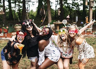 Ocean Line Luau Party Sunglasses - 9 Pairs Funny Hawaiian Glasses, Tropical Fancy Dress Props, Fun Summer Kids Party Favors, Beach Themed Party Supplies Decoration - Image 6