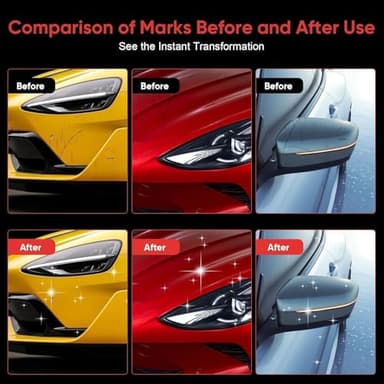 Nano Sparkle Cloth Car Scratch Remover - 2025 Upgrade Scratch Remover for Vehicles, Magic Wipes Cleaning Cloth Car Scratch Repair Paste, Scuff Repair Polishing Wax Kit for Deep Scratch Repair - Image 4