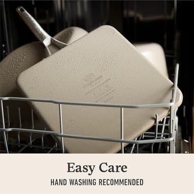 Calphalon® Premier Ceramic Nonstick 11" Square Griddle, Mushroom Grey - Image 6