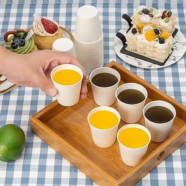 RACETOP [100 Pack] 3 oz Bathroom Paper Cups, Disposable Paper Cups, Mouthwash Cups, Paper Coffee Cups, Ideal for Bathroom - Image 3