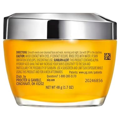 Olay Vitamin C MAX Face Moisturizer, Brightening Cream for Women, Hydrating, Evens Tone, Dark Spot & Hyperpigmentation Reduction, Glowing Skin Care - Niaciniamide, Peptides 1.7 Oz - Image 12