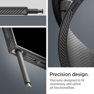 Spigen Liquid Air Designed for Galaxy S24 Ultra Case (2024) [Military-Grade Protection] - Matte Black - Image 6