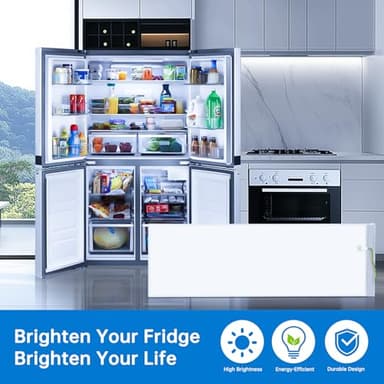 W11048980 Refrigerator LED Light Assembly Replace W11470191 W11455230 W11032355 W11032353 Suitable for Whirlpool Refrigerator Model WRQA59CNKZ Kitchen-Aid KRQC506MPS00, 5 Years Manufacturer - Image 7