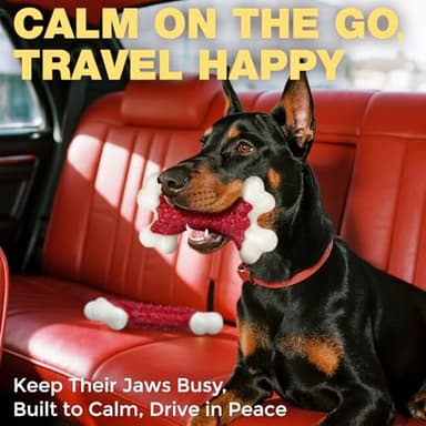 Kseroo Tough Dog Toys, Toys for Aggressive Chewers Large Breed, Chew Dogs, Bone Toy Nylon Dogs Almost Indestructible - Image 7