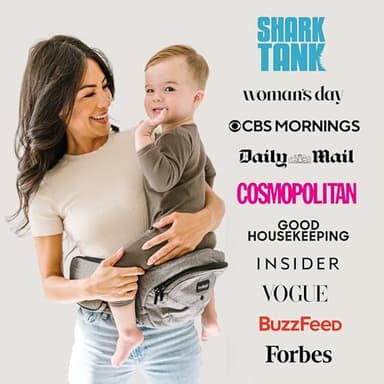 Tushbaby The Original Premium Quality Hip Seat Carrier – Safety-Certified Baby & Toddler Carrier with Secure Safety Buckles, No-Flimsy-Foam Design, Storage Pockets & Nursing Pillow. 0–3 yrs - Image 2