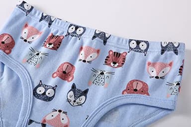 Barara King Girls Undies Cotton Panties Little Toddler Soft Underwear Briefs kids (Pack of 6) Size 4 - Image 3