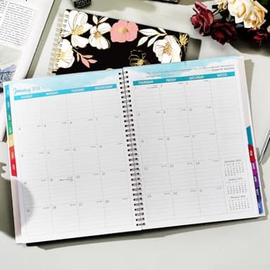 Teacher Planner 2025-2026 - Teacher Lesson Planner 2025-2026, JULY 2025 - JUNE 2026, 11” x 8.5”, Weekly & Monthly Lesson Plan Book with Strong Twin-wire Binding, Holidays, Inner Pocket, Colorful Tabs - Image 2