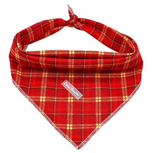 Bobo Rainbow Dog Bandana, 1PC Christmas Dog Bandanas Girl Boy Bibs Scarf Holiday Soft Dogs Kerchief Pet Bandanas Small Medium Large for Dogs Gift - Image 1