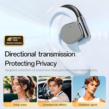 AI Translation Earbuds Real Time, 144 Languages Online Wireless Language Translator Earbuds, Two-Way Translator Device with APP for iOS and Android, Simultaneous Translating - Image 6