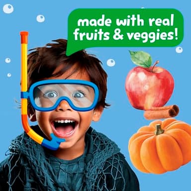 Get'ems! from Gerber Pumpkin, Apple & Cinnamon Ocean World Cookies, Kids Snack Made with Real Veggies & Fruits, Iron & Vitamin E - Image 5