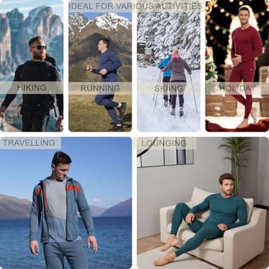 MERINNOVATION Merino Wool Base Layer-Mens 100% Merino Wool Long Sleeve Thermal Shirts for Hiking Hunting,lite,Midweight+Wool Accessory Included, Black 250 XL - Image 6