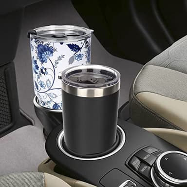 SYACOT 30oz Tumbler Double Wall Stainless Steel Vacuum Insulated Travel Mug with Splash-Proof Lid Metal Straw and Brush (Mixed Color-30oz) - Image 4