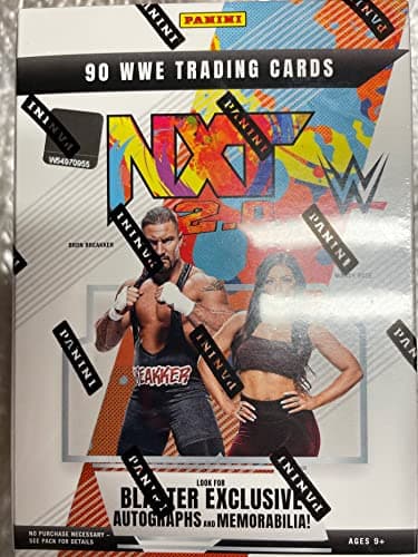 2022 Panini NXT WWE Blaster Box Factory Sealed 90 Cards Per Box 6 Packs Per Box 15 Cards Per Pack New in The Box