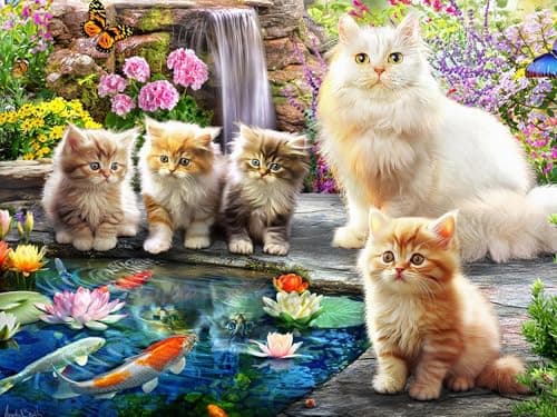 Ceaco - A Purrfect Day - 500 Piece Jigsaw Puzzle - Image 1