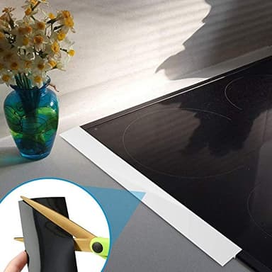 Silicone Kitchen Stove Counter Gap Cover Long & Wide Gap Filler (2 Pack) Seals Spills Between Counters, Stovetops, Washing Machines, Oven, Washer, Dryer - Heat-Resistant and Easy Clean (White) - Image 5