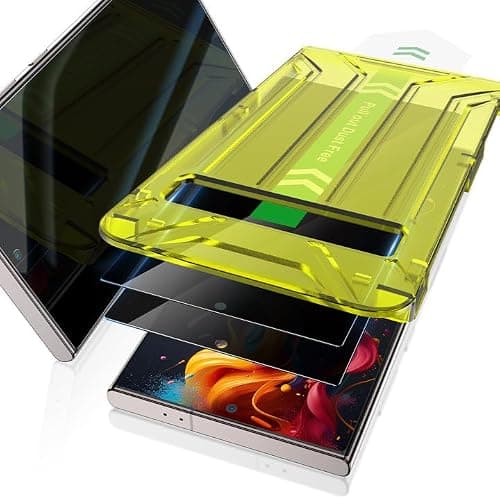 Fotbor for Samsung Galaxy S24 Ultra 28° Privacy Screen Protector with [3s Installation Frame], Case Friendly 9H+ Tempered Glass 2Pack - Image 1