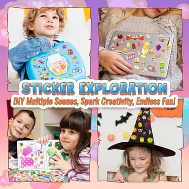 3200+ Stickers for Kids, 3D Puffy Sticker, 64 Different Sheets, Cute Animals Stickers for Boys Girls Teachers, Classroom Reward, Craft Scrapbooking, Party Gift - Image 6