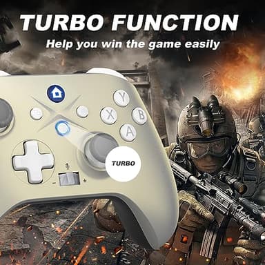 Dinosoo Special Edition Wireless Controller for Xbox Series X/S/Xbox One, PC, Dual Vibration TURBO Function Headphone Jack Macro Function Lunar Shift - Upgrading with a PC before connecting to Xbox - Image 5