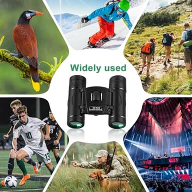 40x22 Small Compact Lightweight Binoculars for Adults Kids Bird Watching Traveling Sightseeing, Mini Pocket Folding Binoculars for Concert Theater Opera - Image 7