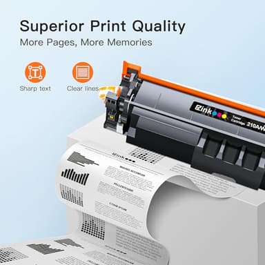 E-Z Ink 210A Toner Cartridges with Chip: Compatible Replacement for HP 210A Toner 210X to Use with HP Color Laser Pro MFP 4301fdw 4301dw 4301dwe 4301fdw 4301fdn 4201dw 4201dwe 4201dn 4201dne (4 Pack) - Image 4