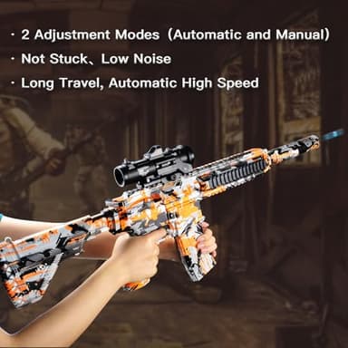 Full Auto Outdoor Games Toy with 60000+, Team Games Toys - Ages 14+(Orange) - Image 2