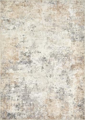 UERMEI 9x12 Area Rug Living Room Rugs - Washable Neutral Modern Abstract Soft Thin Large Rug Indoor Floor No Slip Rug Carpet for Bedroom Under Dining Table Home Office Decor - Golden Grey - Image 9