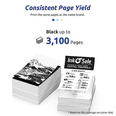 INK E-SALE 057 Black Toner Cartridge (with Chip) Compatible Replacement for Canon Cartridge 057 for use with ImageCLASS MF455dw MF445dw LBP226dw MF448dw LBP227dw LBP228dw MF449dw Printer Ink, 2 Pack - Image 2