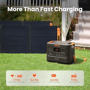 Jackery HomePower 3000 Portable Power Station, 3600W (Surge 7200W) Output, 3072Wh LFP Battery Solar Generator, Essential Home Backup for Home Use, Power Outage, RV, Emergencies (Solar Panel Optional) - Image 6