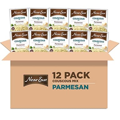 Near East Couscous Mix, Parmesan Cheese, 5.9oz Boxes (12 Pack) - Image 1