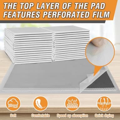 DEEP DEAR Charcoal Puppy Pads XL 30"x26", 40 Count Disposable Dog Pee Pads Extra Large, Activated Carbon Dog Potty Pads for Training, Pet Urine Bed Pads for Doggies, Piddle Pads for Indoor and Outdoor - Image 2