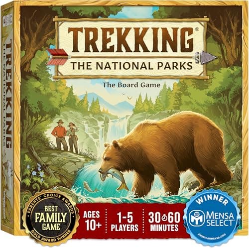 Trekking The National Parks (3rd Edition) - The Award-Winning Family Board Game | Great for Kids Ages 10 and Up | Easy to Learn | Designed for National Park Lovers by Underdog Games - Image 1