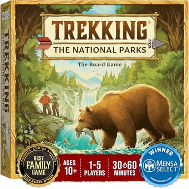 Trekking The National Parks (3rd Edition) - The Award-Winning Family Board Game | Great for Kids Ages 10 and Up | Easy to Learn | Designed for National Park Lovers by Underdog Games - Image 1
