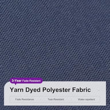 PURPLE LEAF Patio Umbrella with Base 10 Feet Outdoor Cantilever Square Umbrella Aluminum Offset Umbrella with 360-degree Rotation for Garden Deck Pool Patio, Navy Blue - Image 4