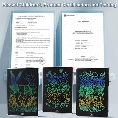 16 inch LCD Writing Tablet for Kids Adults,Colorful Drawing Pad Doodle Board School Supplies Christmas Gifts Toys for Girls Boys 3 4 5 6 7 8 Year Old Girl Boy Birthday Gift Ideas (Blue) - Image 3