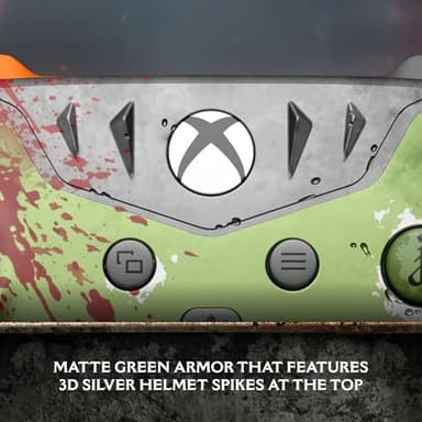 Xbox Wireless Controller – DOOM: The Dark Ages Limited Edition Series X|S, One, PCs, and Cloud-Enabled Devices (Renewed) - Image 3