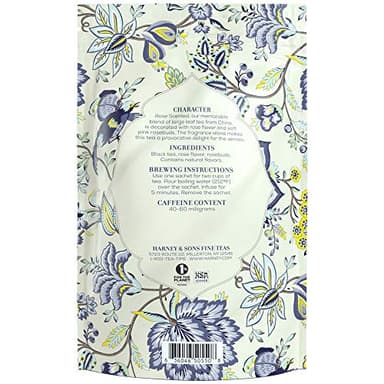 Harney & Sons Bag of Sachets Black Tea w/Rosebuds, 50 Count - Image 2